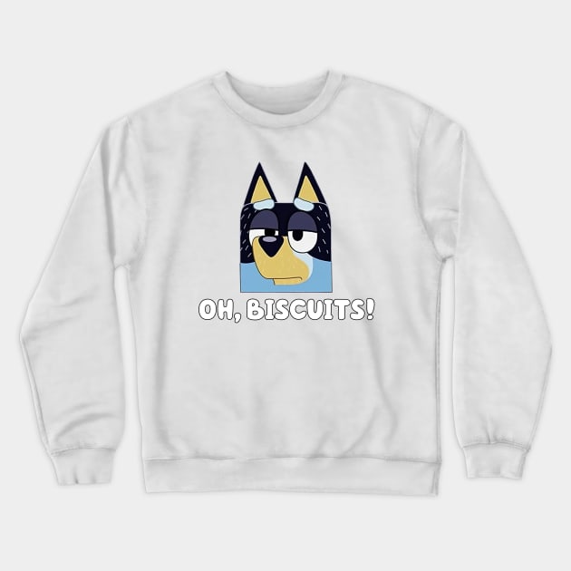 Bluey and Bingo Movie cartoon Crewneck Sweatshirt by Justine Nolanz